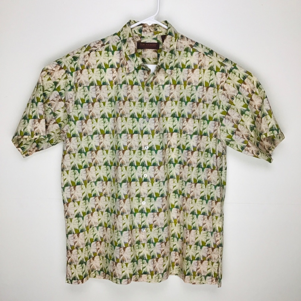 Tori Richard Hawaiian short sleeve button up shirt large - Picture 1 of 10
